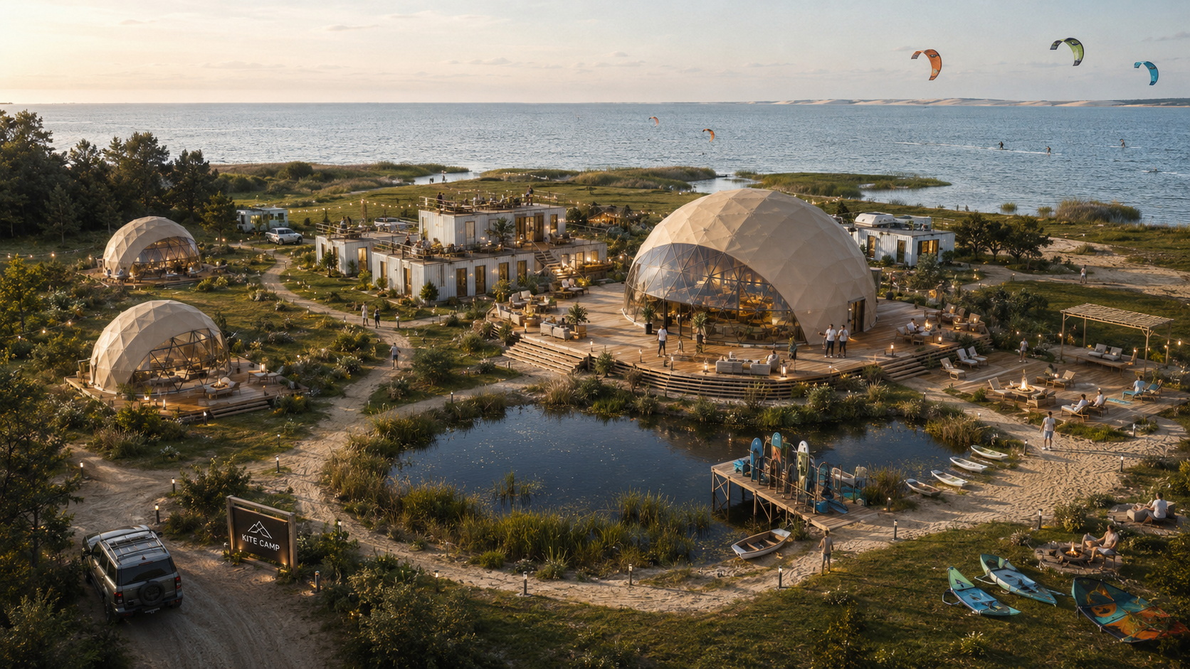 GEODOMAS kupolų kompleksas — resort ir poilsio verslas